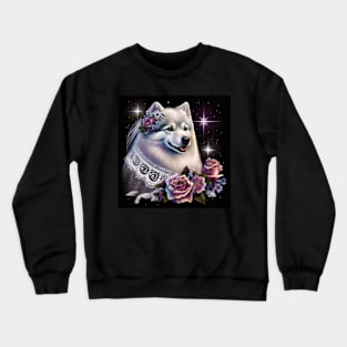 Bridal Finnish Lapphund Crewneck Sweatshirt